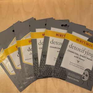 6* Burt's Bees Charcoal Sheet Mask with Honey